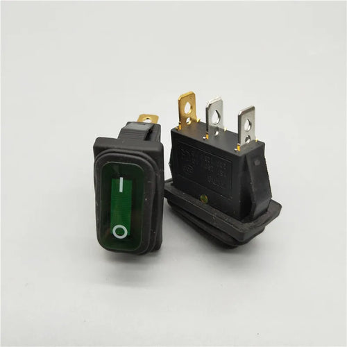 1pcs KCD3 3-pin 12V/220V LED light on / off rectangular long rocker