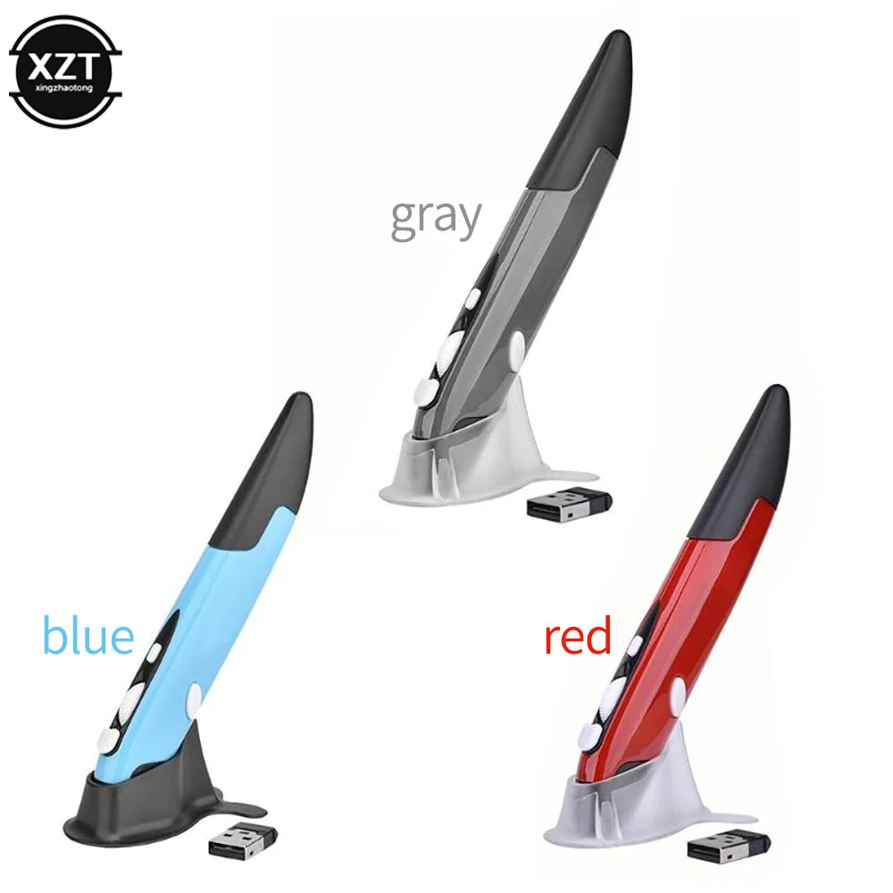2.4G Wireless USB Optical Presenter Pen Mouse Adjustable 1600DPI 4 Key