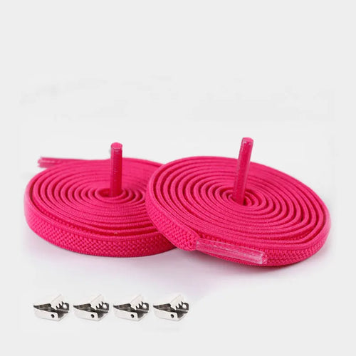 No Tie Shoelaces Elastic Outdoor Leisure Sneakers Quick Safety Flat