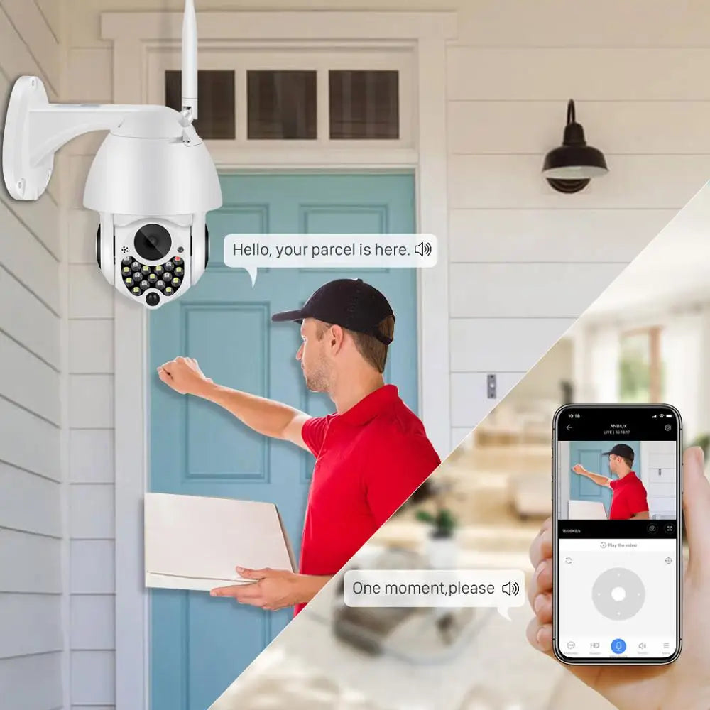 4MP Wifi IP Camera Outdoor  1080P HD Security camera Auto Tracking