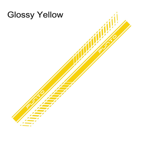 2pcs Car Long Side Stripes Stickers DIY Auto Vinyl Film Decals For