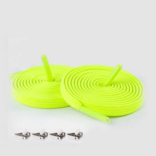 No Tie Shoelaces Elastic Outdoor Leisure Sneakers Quick Safety Flat