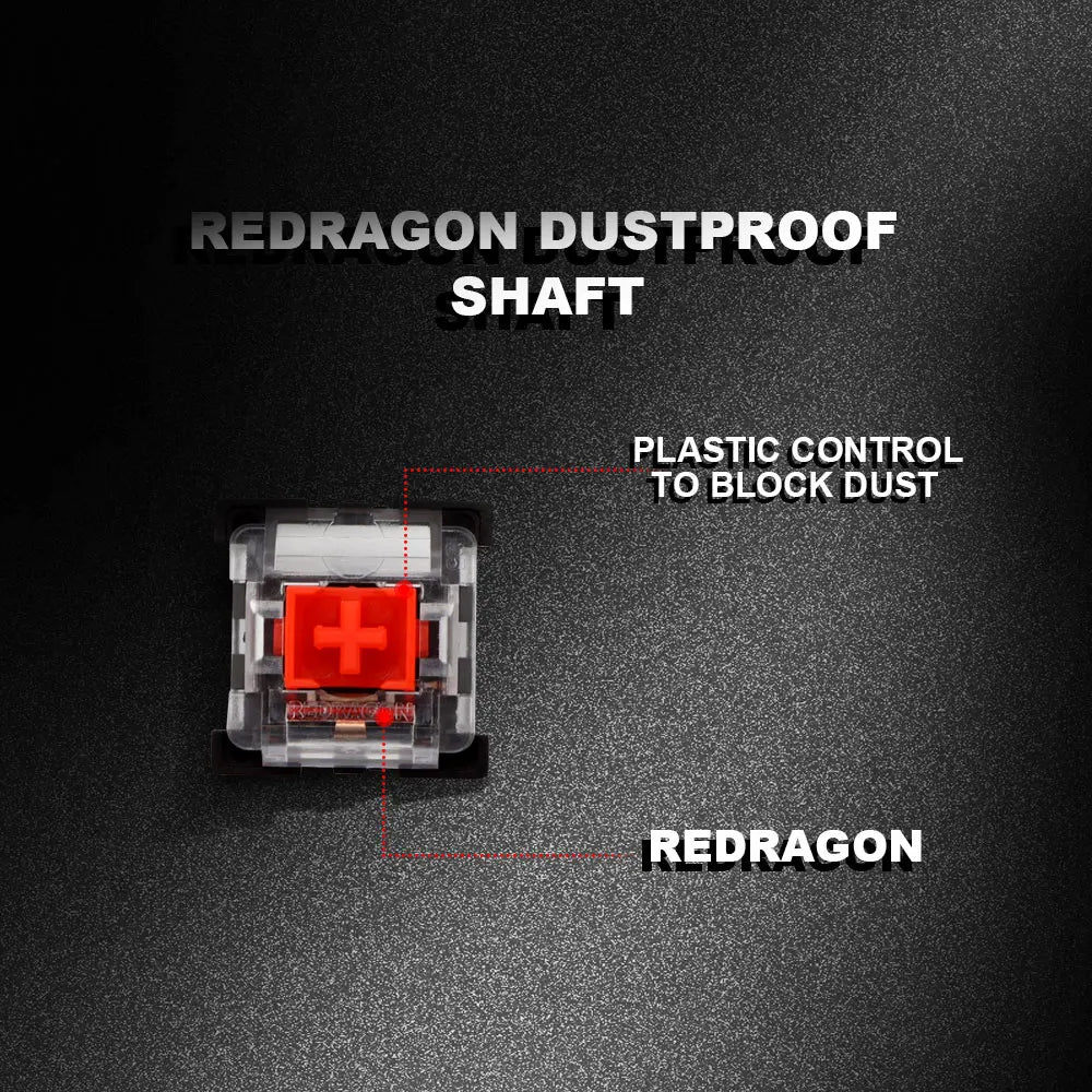 REDRAGON SMD RGB MX switch 3Pin Clicky Linear Tactile silent red blue