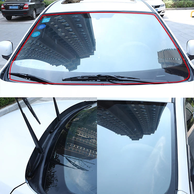 Car Rubber Seal Strips Auto Seal Protector Sticker Window Edge