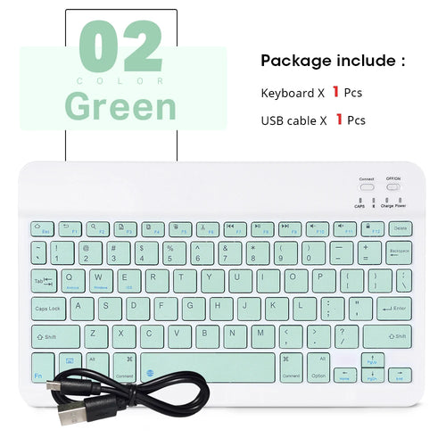 Bluetooth Keyboard For iPad Xiaomi Samsung Huawei Tablet Laptop IOS