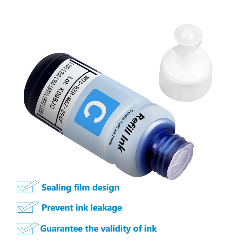 664 673 T673 Refill Dye Ink For Epson Eco Tank L805 L850 L810 L800