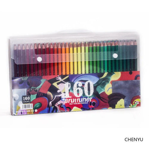 Brutfuner 48/72/120/150/160/180Colors Pencils Professional Oil Wood