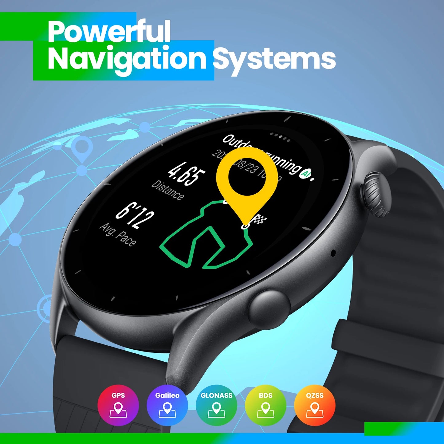 [Refurbished] Amazfit GTR 3 GTR3 GTR-3 46mm Smartwatch 24-hour Health