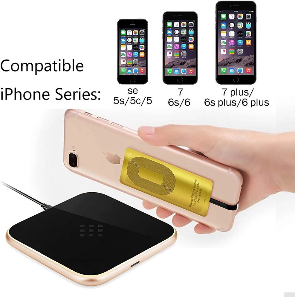 Micro USB Type C Universal Fast Wireless Charger adapter For Samsung