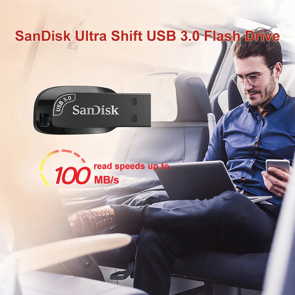 Original SanDisk USB 3.2 USB Flash Drive CZ410 32GB 64GB 128GB 256GB