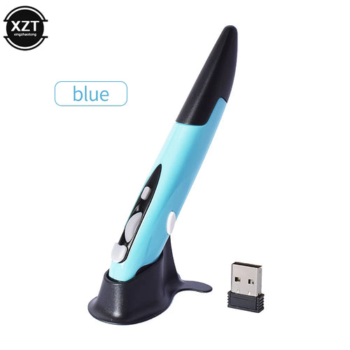 2.4G Wireless USB Optical Presenter Pen Mouse Adjustable 1600DPI 4 Key