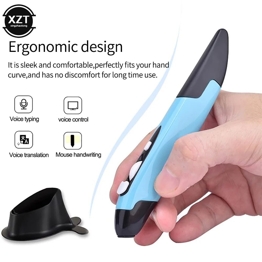 2.4G Wireless USB Optical Presenter Pen Mouse Adjustable 1600DPI 4 Key