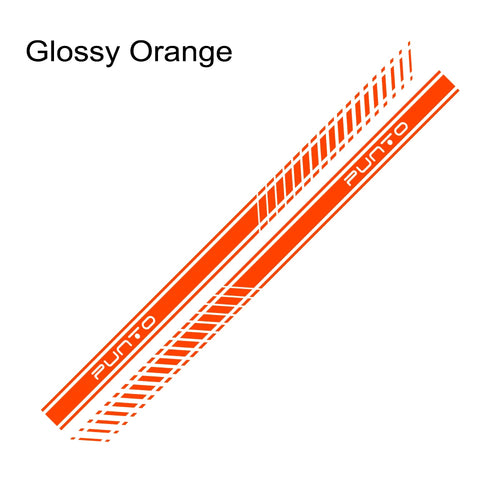 2pcs Car Long Side Stripes Stickers DIY Auto Vinyl Film Decals For