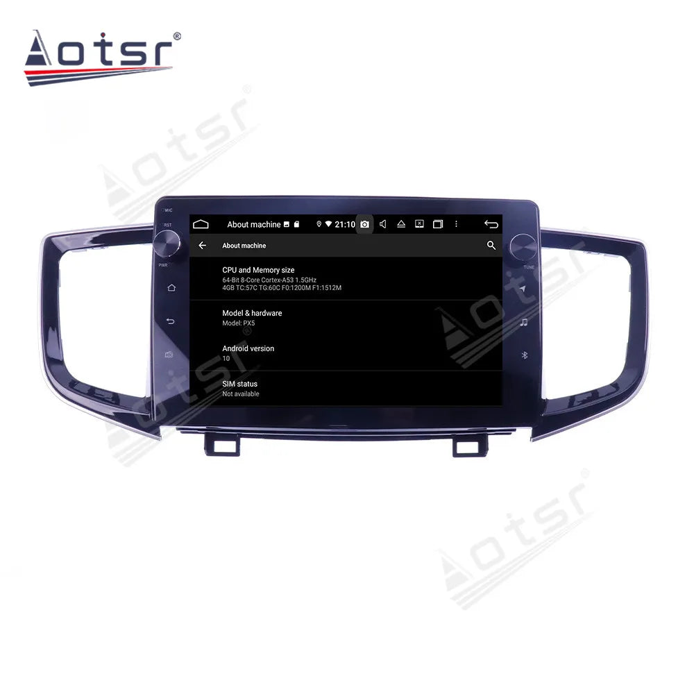 128G DSP Carplay Android Screen Player Car For Honda Pilot YF6 2015