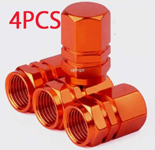 NEW Universal Aluminum Alloy Car Wheel Tire Valve Caps Tyre Rim Stem