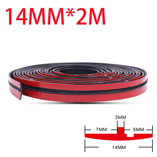 Car Rubber Seal Strips Auto Seal Protector Sticker Window Edge