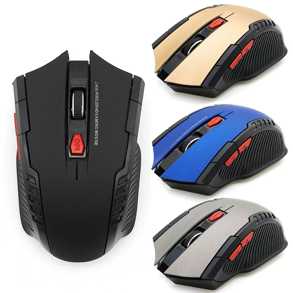 Bts 2.4G Wireless mouse Optical 6 Buttons mouse gamer USB Receiver