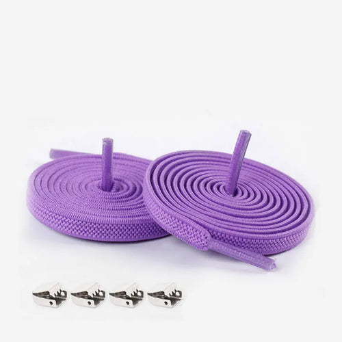 No Tie Shoelaces Elastic Outdoor Leisure Sneakers Quick Safety Flat