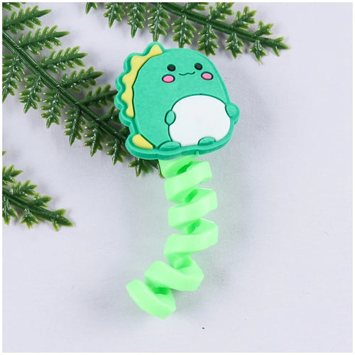 Cartoon Cable Protector For iPhones Android Type-c Winder USB Charging