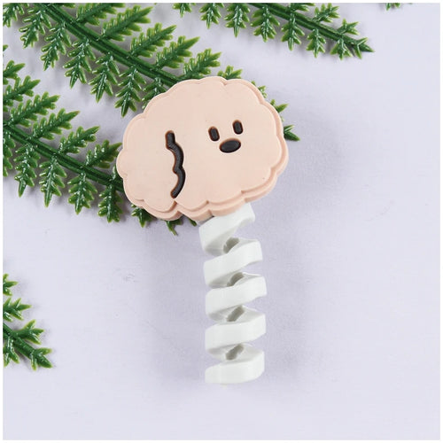 Cartoon Cable Protector For iPhones Android Type-c Winder USB Charging