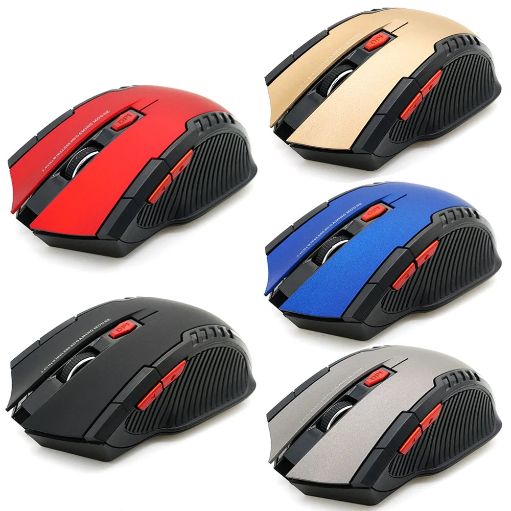 Bts 2.4G Wireless mouse Optical 6 Buttons mouse gamer USB Receiver