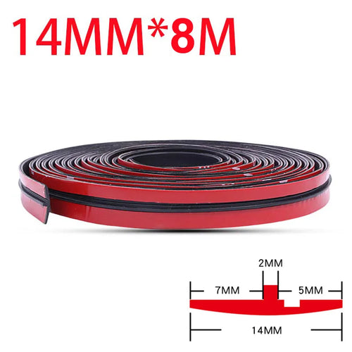 Car Rubber Seal Strips Auto Seal Protector Sticker Window Edge