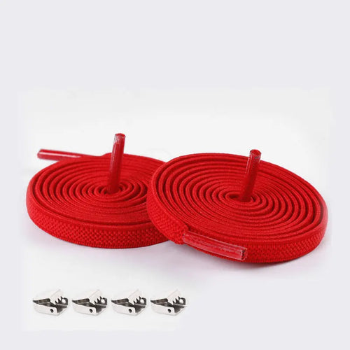 No Tie Shoelaces Elastic Outdoor Leisure Sneakers Quick Safety Flat