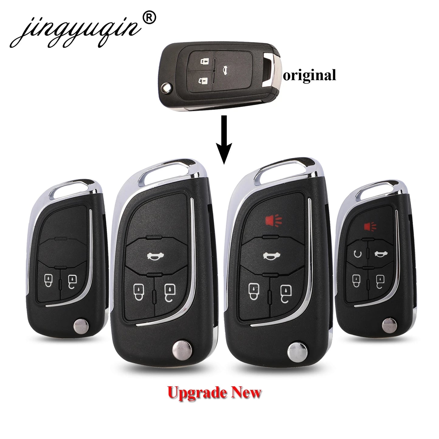 2/3/45B Modified Flip Remote Car Key Shell For Chevrolet Cruze Epica