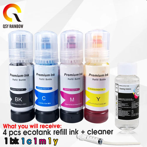 BottLe For Ecotank Ink For Epson L3150 L3110 104 502 512 504 Ink For