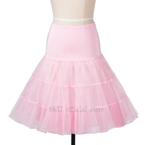 New Short Petticoat Vintage 3 Layer Puffy Organza Petticoat Retro