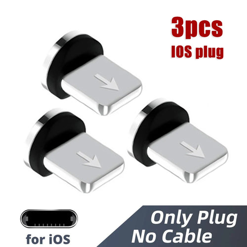 Magnetic Cable Micro USB Type C Fast Charging Cable For iPhone Xiaomi