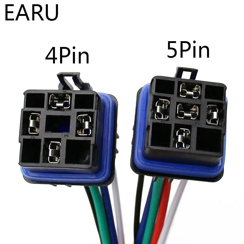 Car Auto Automobile Relay Sealed Waterproof Integrated Wired  DC12V