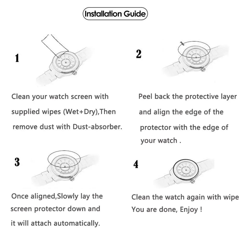 Full Cover Screen Protector For Amazfit GTR 3 Clear 3D Curved Soft