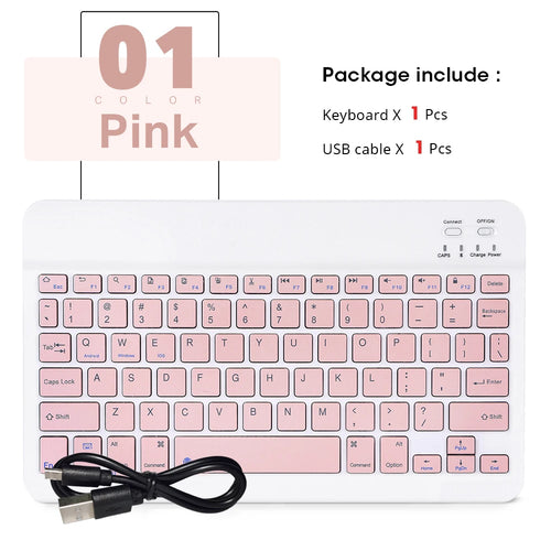 Bluetooth Keyboard For iPad Xiaomi Samsung Huawei Tablet Laptop IOS