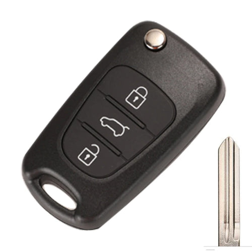jingyuqin 3 Buttons Flip Remote Key Shell For HYUNDAI I30 IX35 For Kia