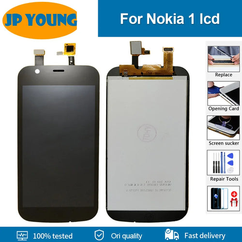 Original LCD For Nokia 1 LCD Display and Touch Screen Digitizer