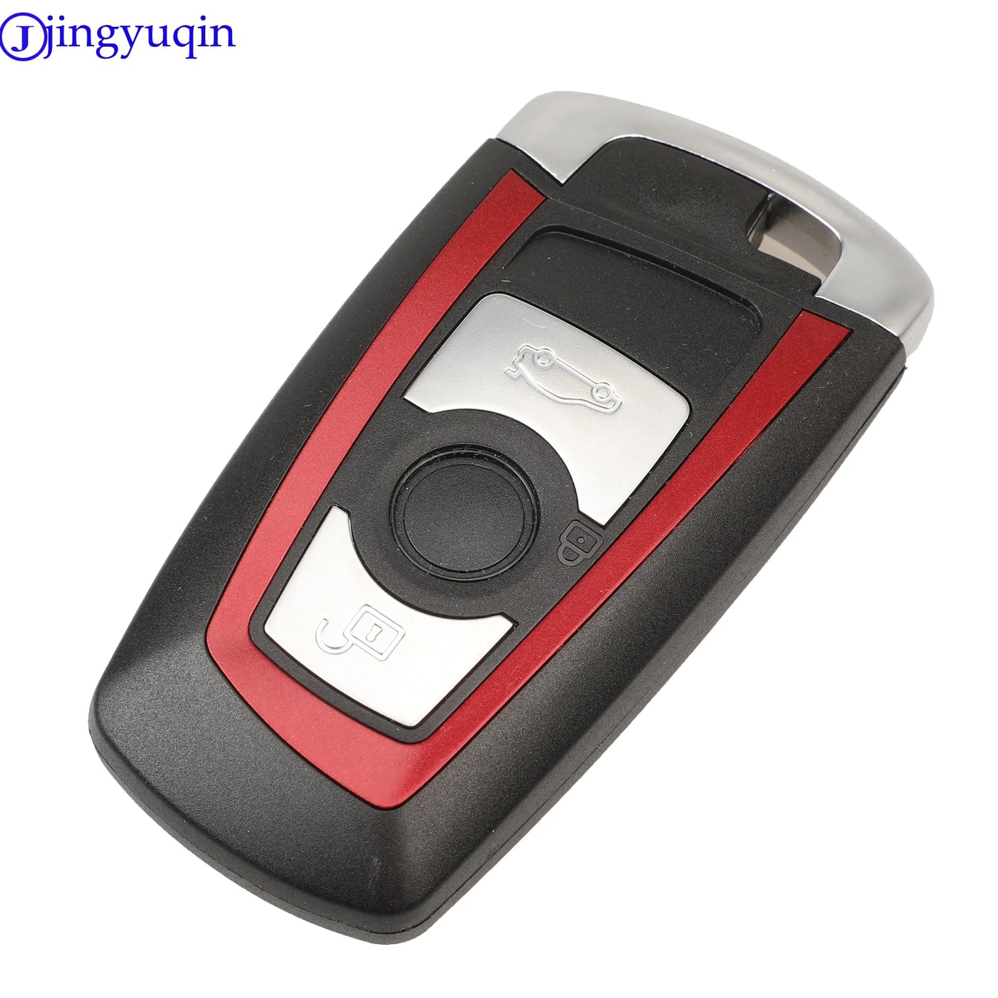jingyuqin 3/4 Button Smart Remote Key Shell Case Fob For BMW F CAS4 5