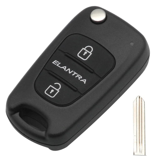 jingyuqin 3 Buttons Flip Remote Key Shell For HYUNDAI I30 IX35 For Kia