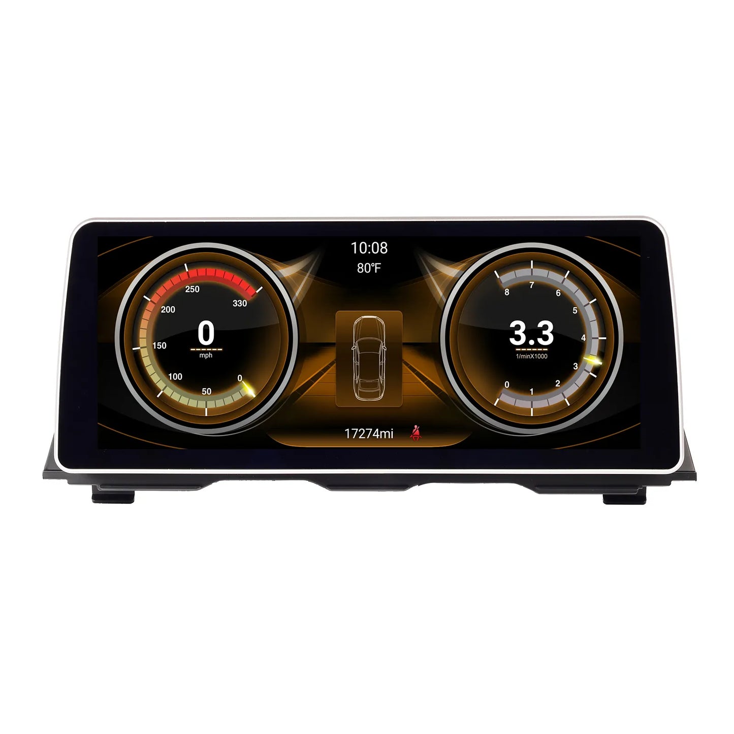 12.3" Wireless Carplay Auto Android 13 Car Multimedia Display Screen