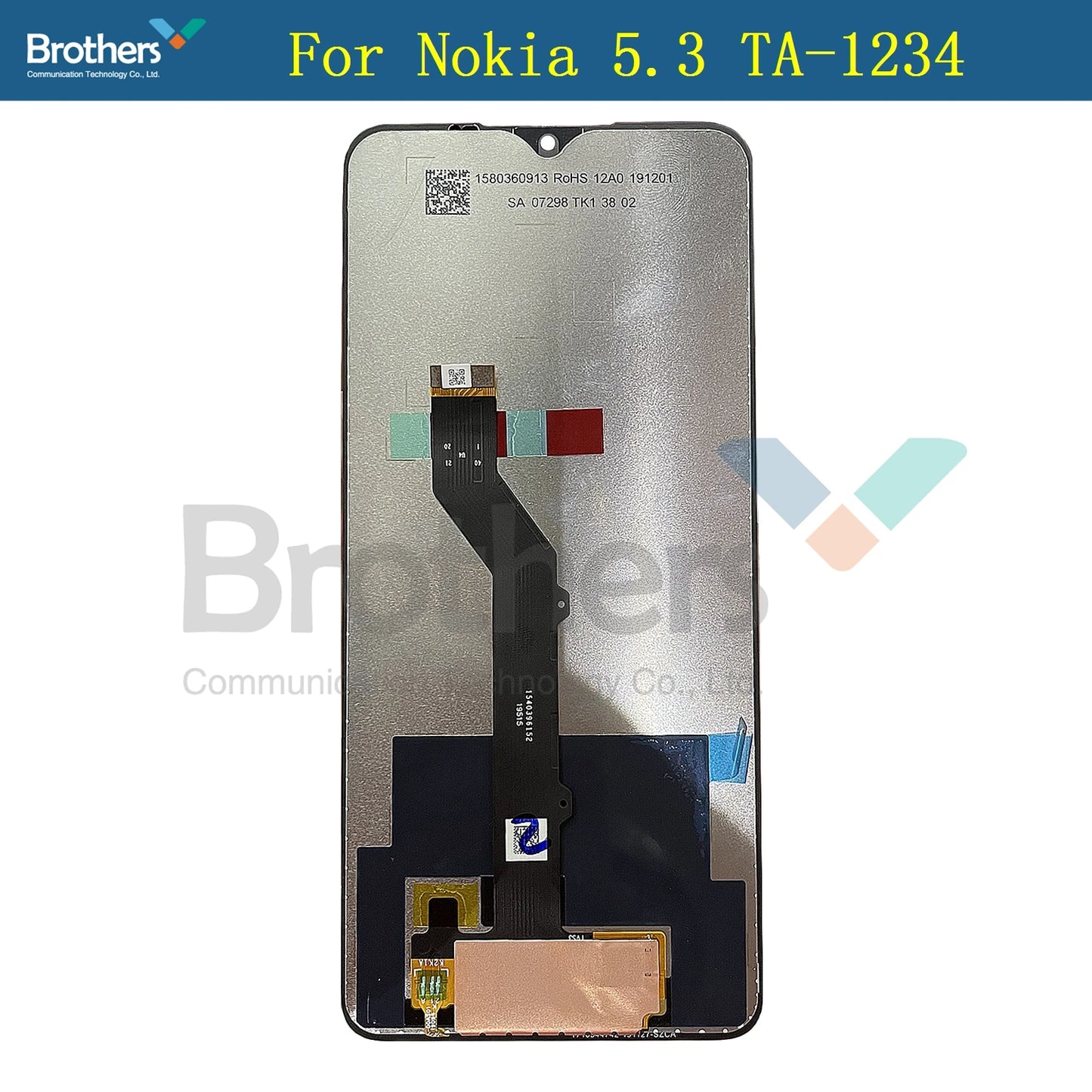 6.55" Display for Nokia 5.3 LCD TA-1234 Display Touch Screen
