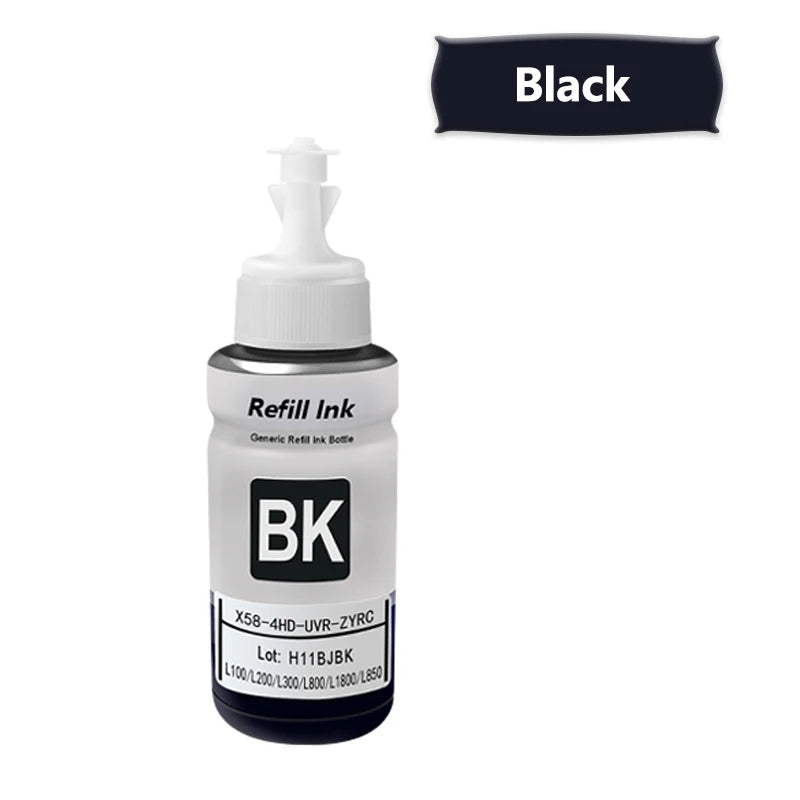 664 673 T673 Refill Dye Ink For Epson Eco Tank L805 L850 L810 L800