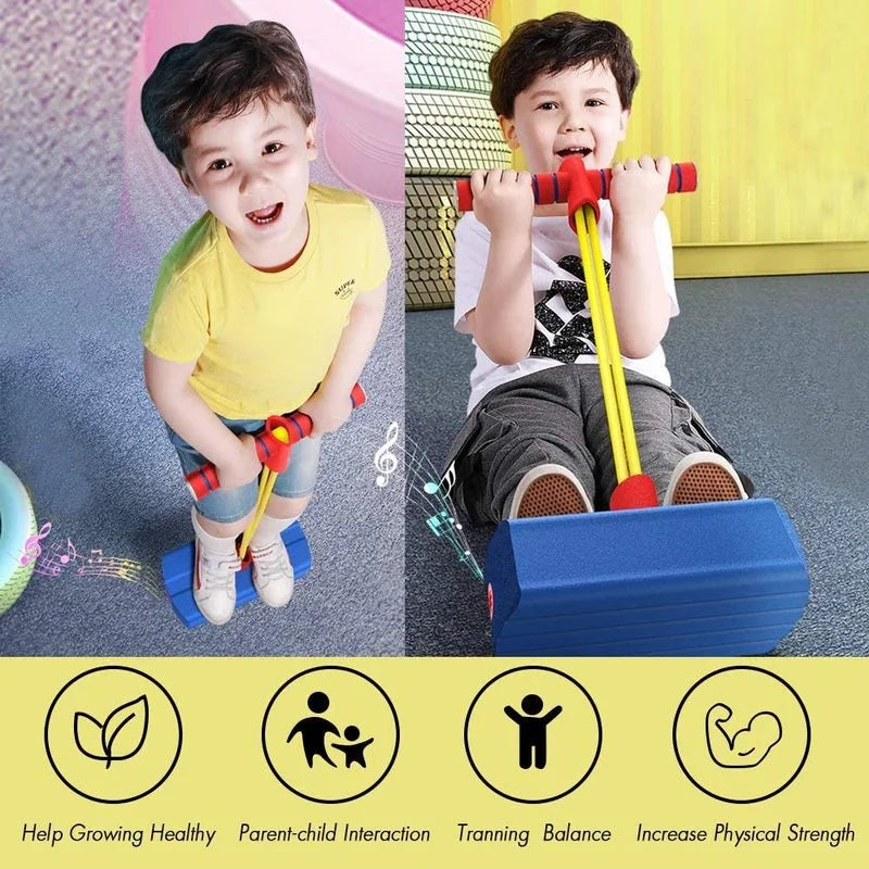 Gifts for 3+Old Boys Girls Foam Pogo Jumper for Kids Outdoor Toys for