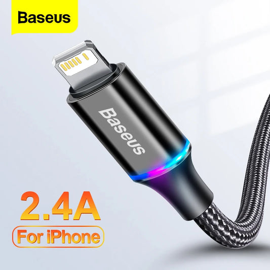 Baseus USB Cable for iPhone 6 7 8 Plus 11 12 13 Pro XS Max X XR 18W