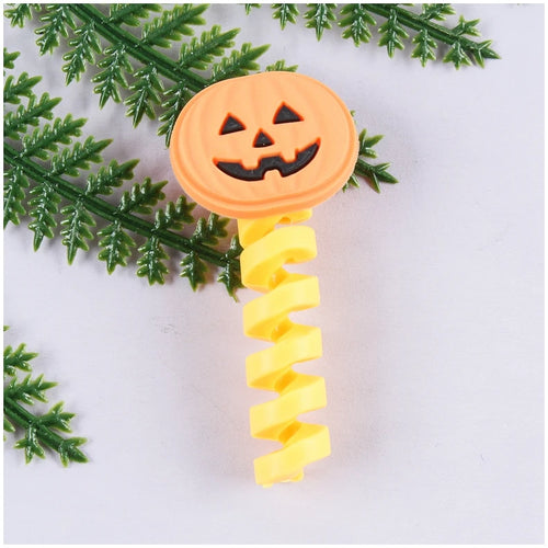 Cartoon Cable Protector For iPhones Android Type-c Winder USB Charging