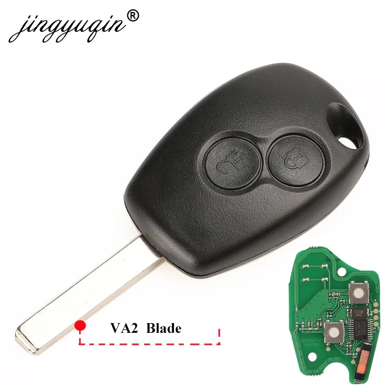 jingyuqin 2BTN Remote Key For Renault Duster Modus Clio 3 Twingo DACIA