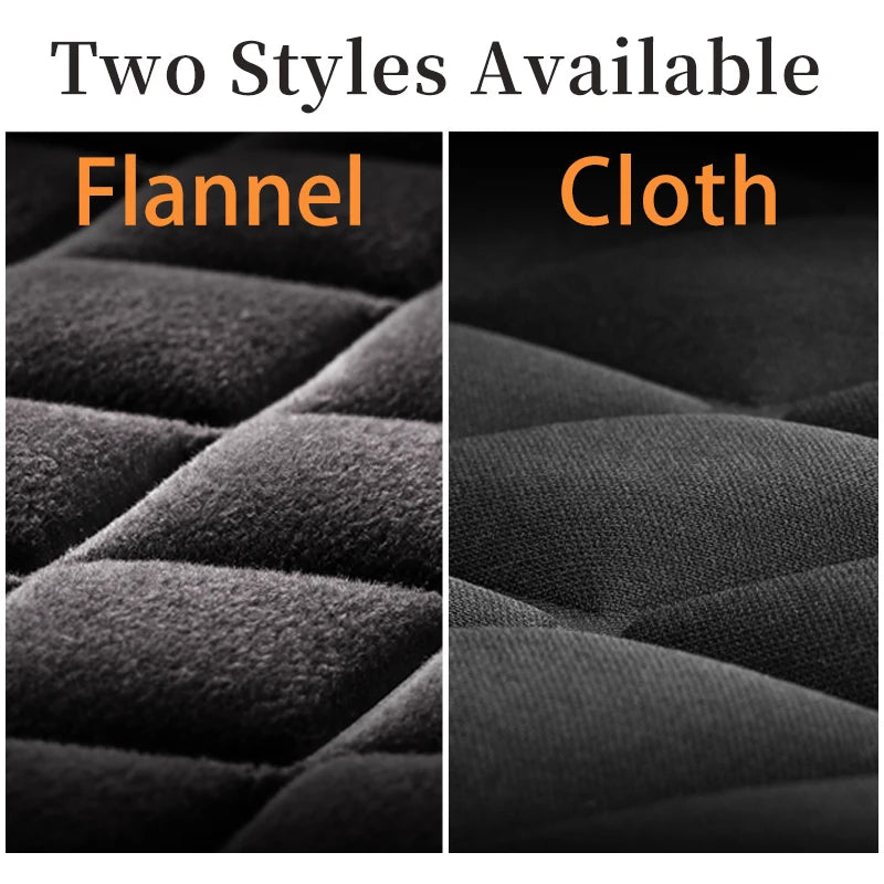 2pcs Heated Car Seat Cushion Fast Heating Seat Covers 12V/24V