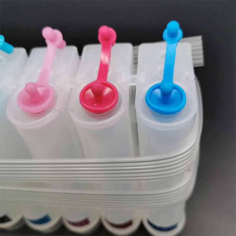6 Color CISS Outer Ink Tank 85ml Volume Bottle DIY Refill Kit Tool For