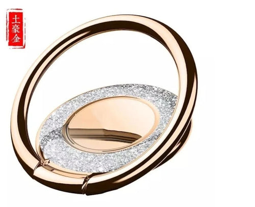 Luxury metal Mobile Phone Socket Holder Universal 360 Degree Rotation