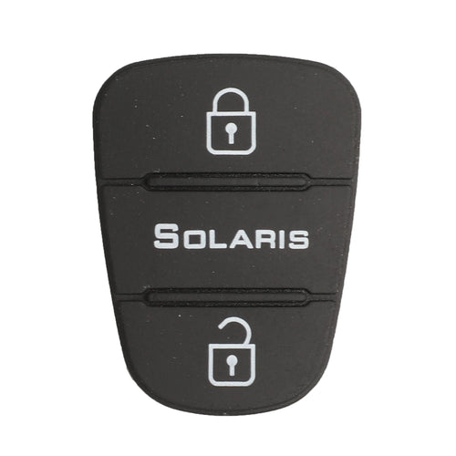 jingyuqin New Replacement Rubber Pad 3 Buttons Flip Car Remote Key