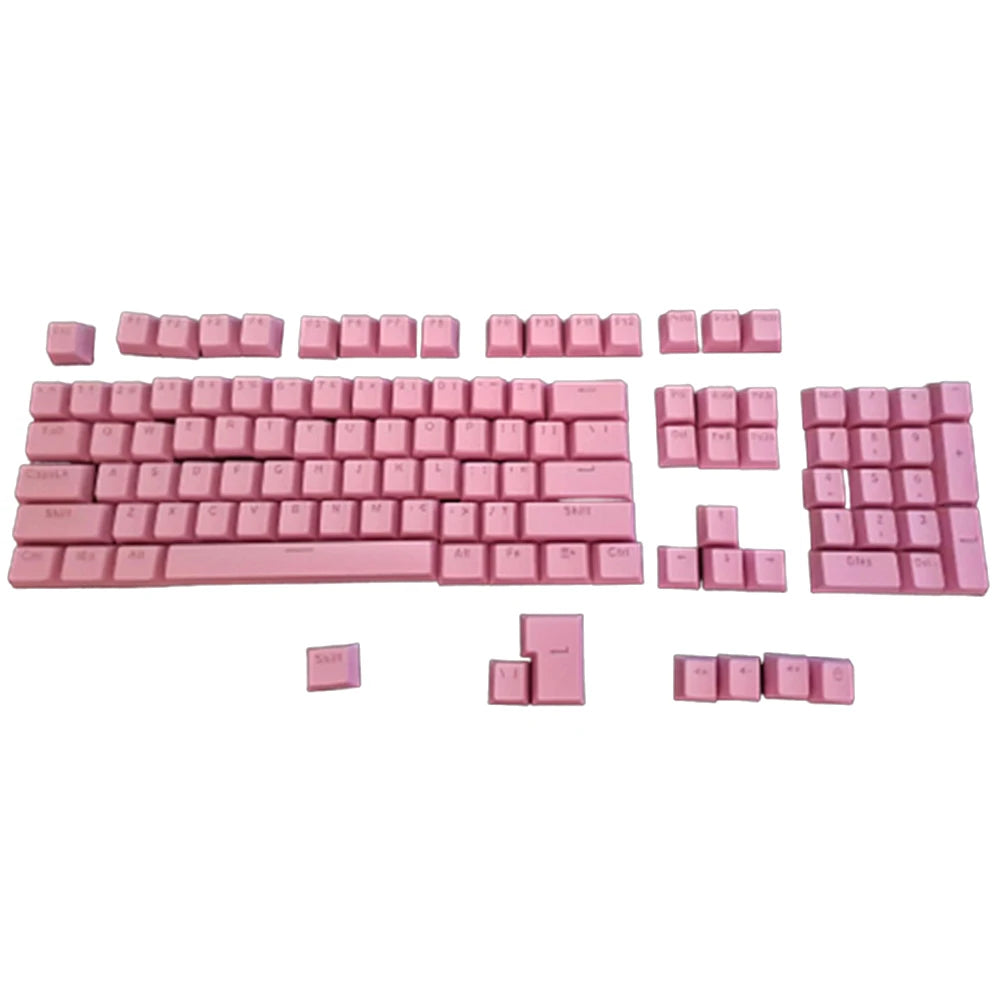 104pcs Universal Mechanical Keyboard Keycaps Ergonomic Blank Keycaps